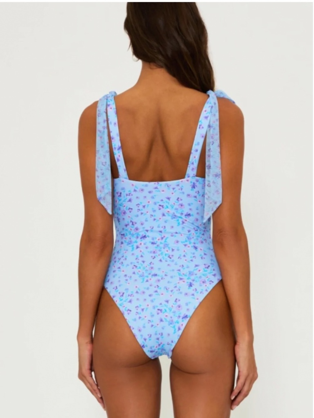 NEW Beach Riot Dede Floral One-Piece Swimsuit Sz L - Picture 5 of 9